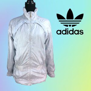Light Gray ADIDAS Lightweight Jacket Sz Small